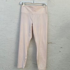 Fabletics Glitter Pale Pink Leggings